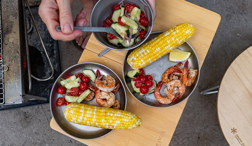 Grilled Shrimp and Summer Vegetables