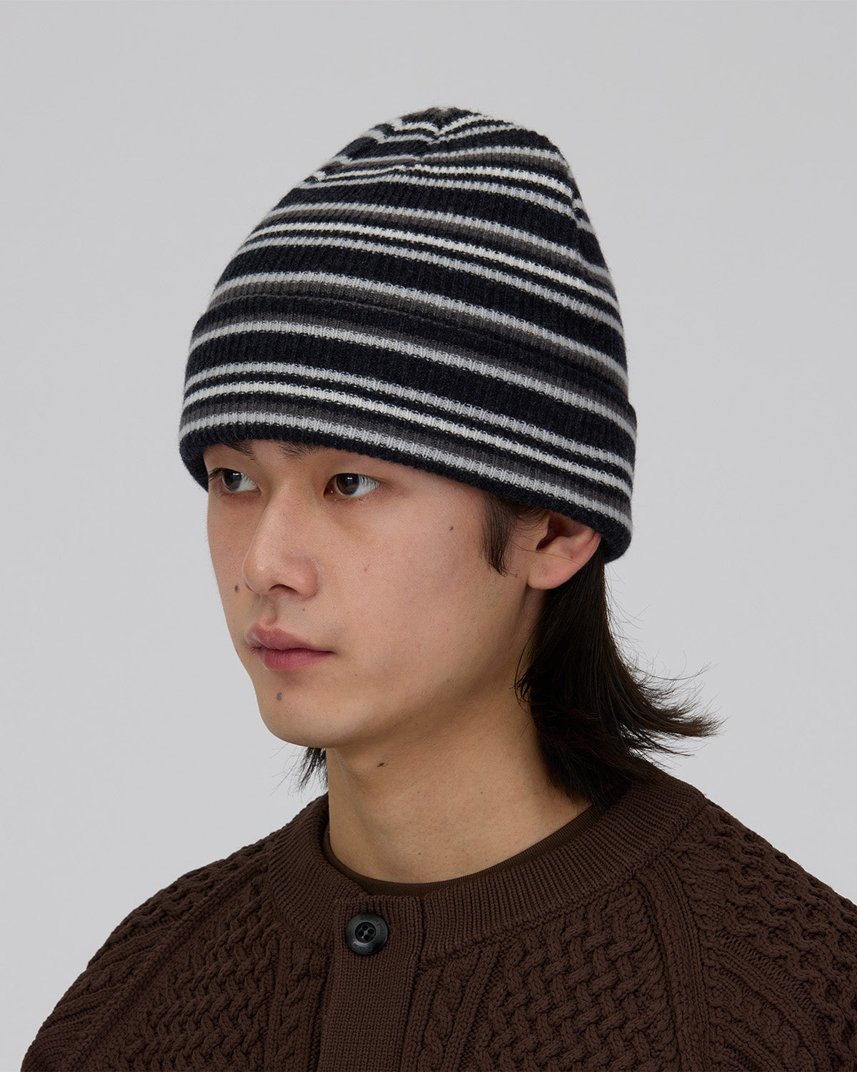 Multi Stripe Knit Cap
