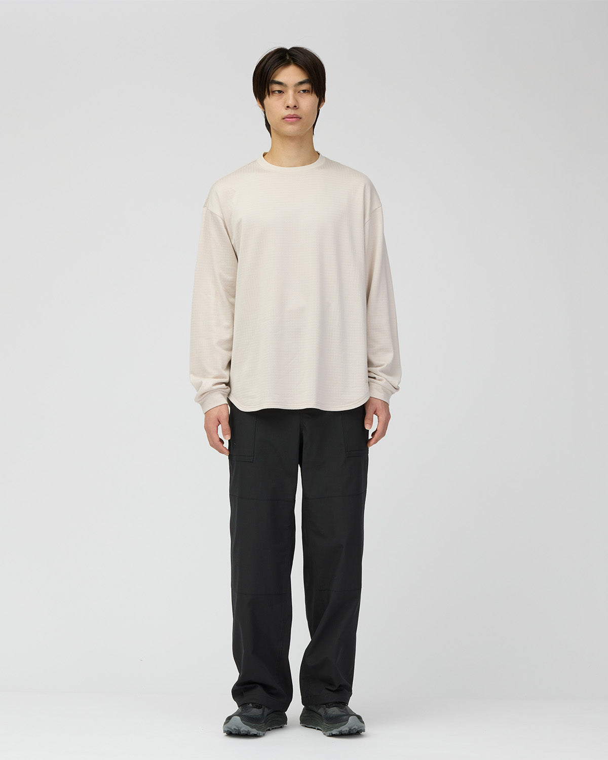 Fusion Grid L/S Pullover