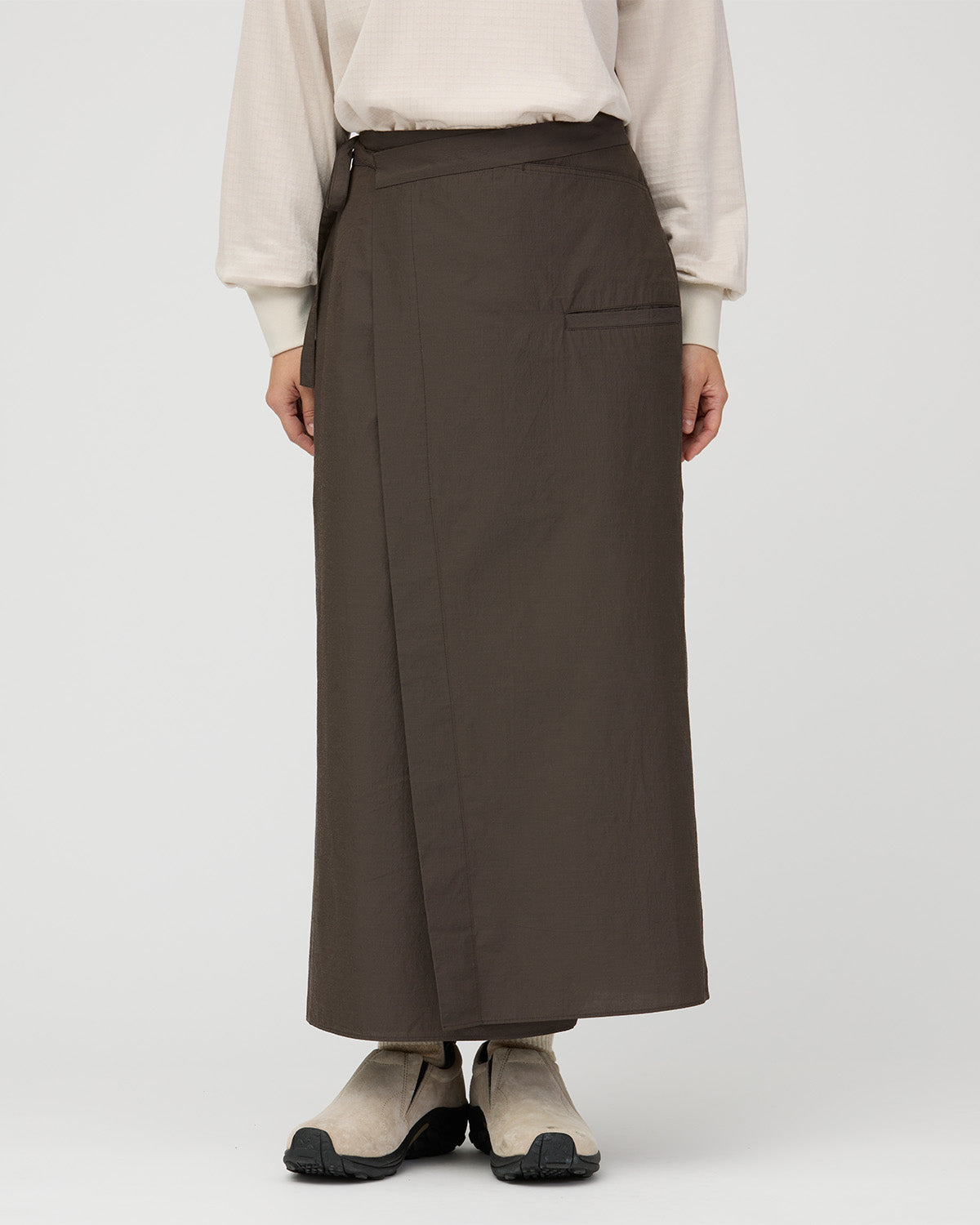 Wool Nylon Taffeta Skirt