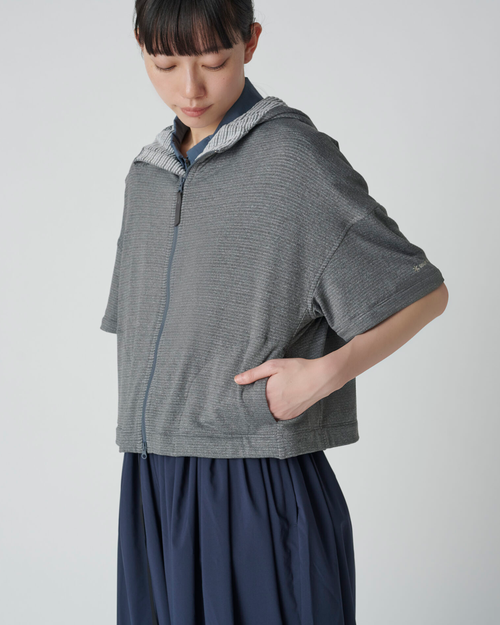 Breathable Dry Grid Short Parka