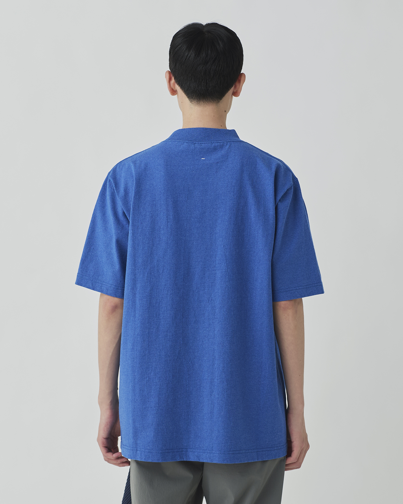Recycled Cotton Mockneck T-Shirt