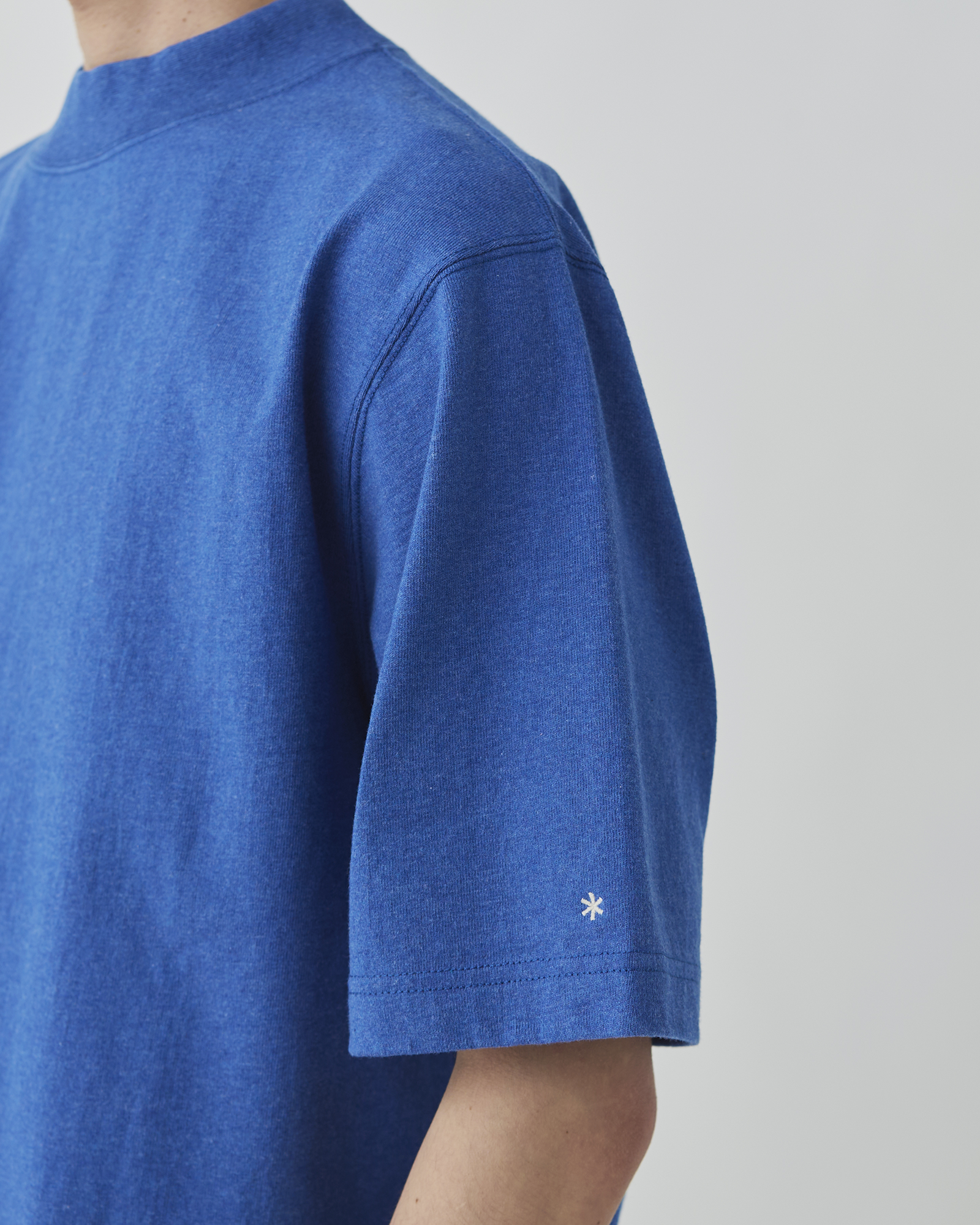 Recycled Cotton Mockneck T-Shirt