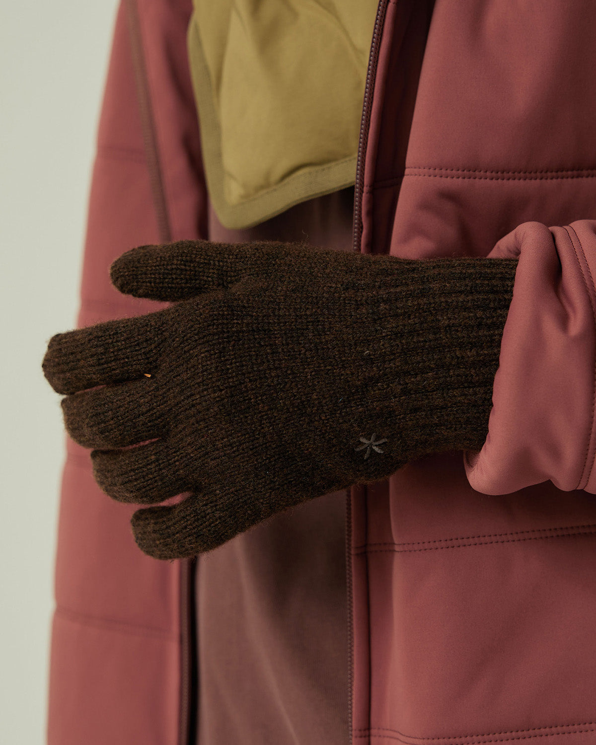 Washable Wool Knit Gloves