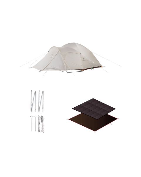 Amenity Dome Small Ivory Tent Set | Snow Peak