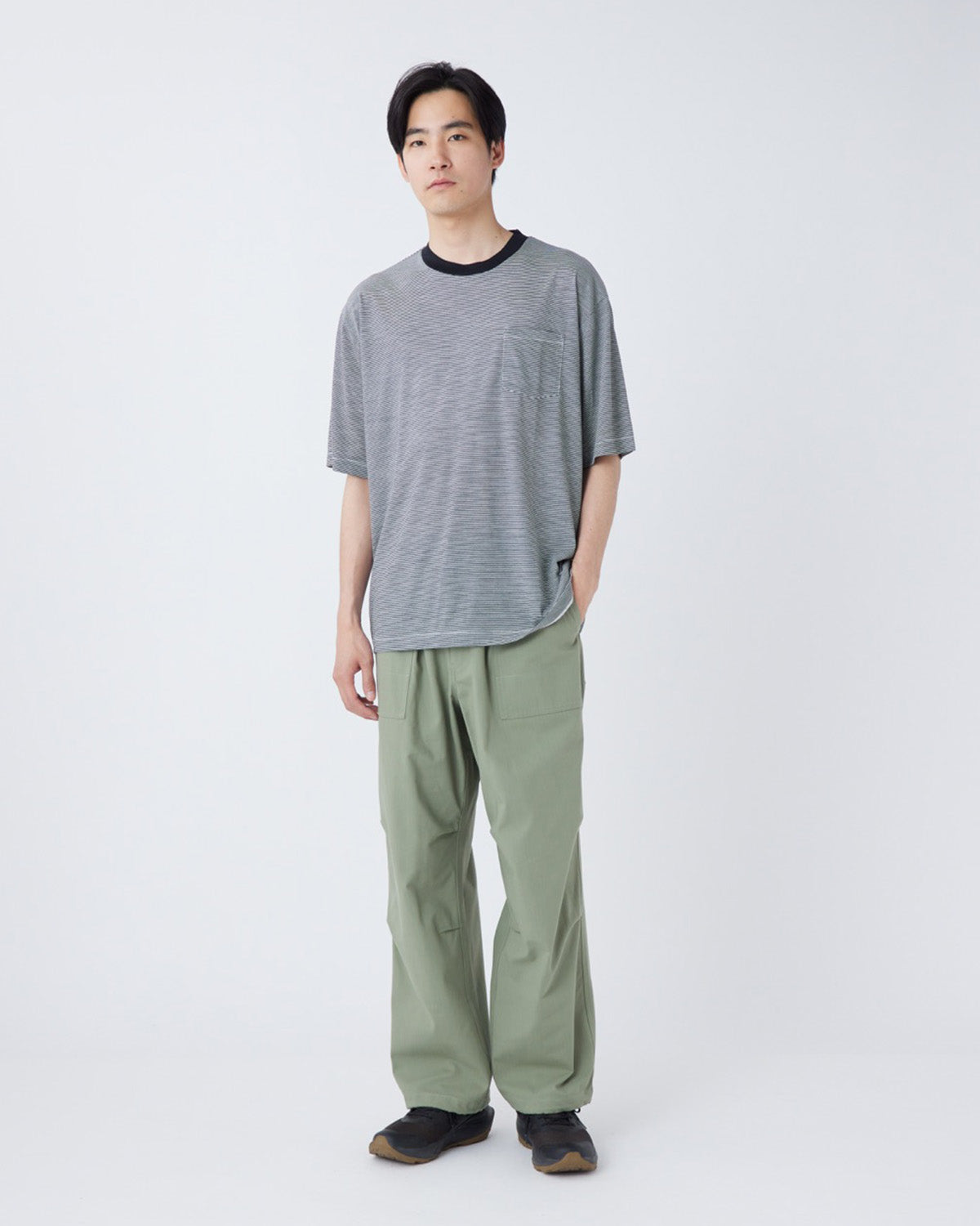 Summer Wool Stripe T-Shirt