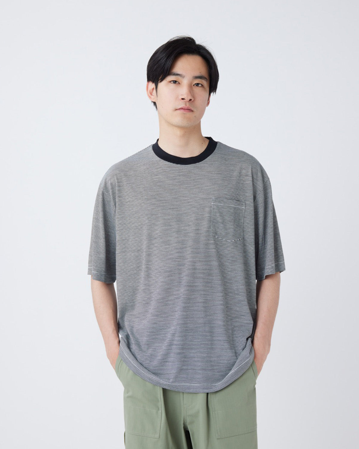 Summer Wool Stripe T-Shirt