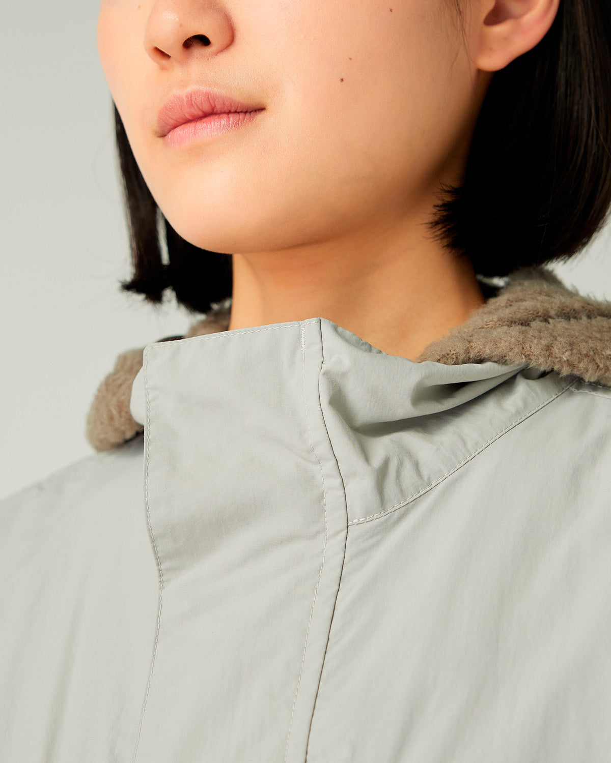 Nylon Tussah Utility Storage Jacket