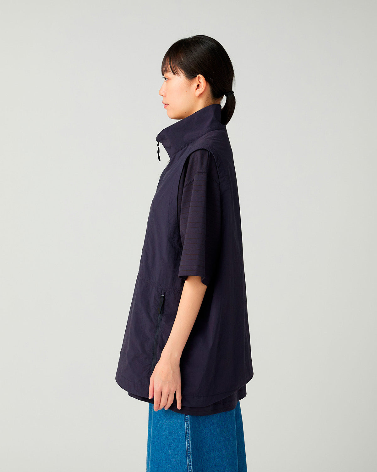 Nylon Tussah Utility Storage Vest