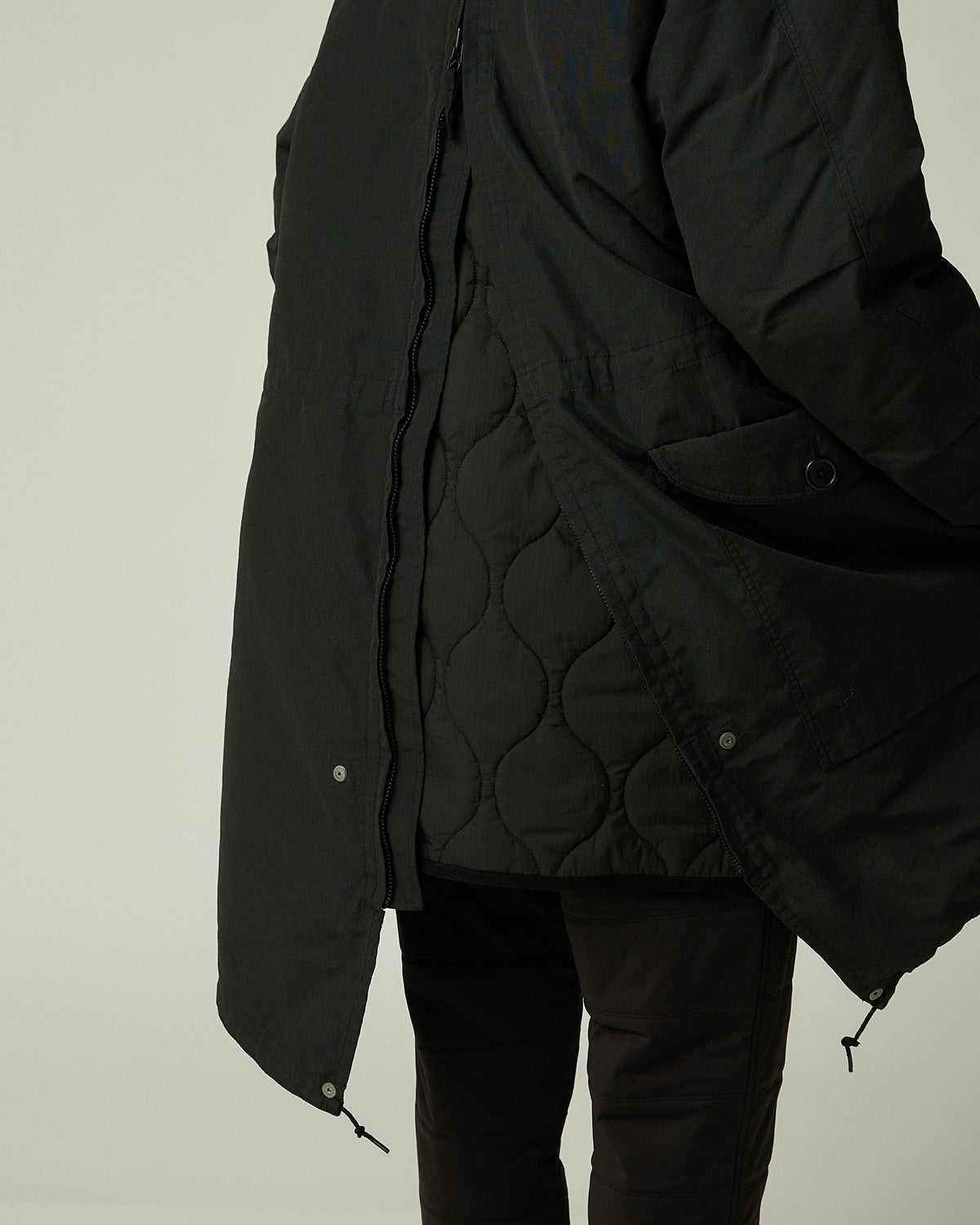 Takibi Ripstop Adjustable Fishtail Coat