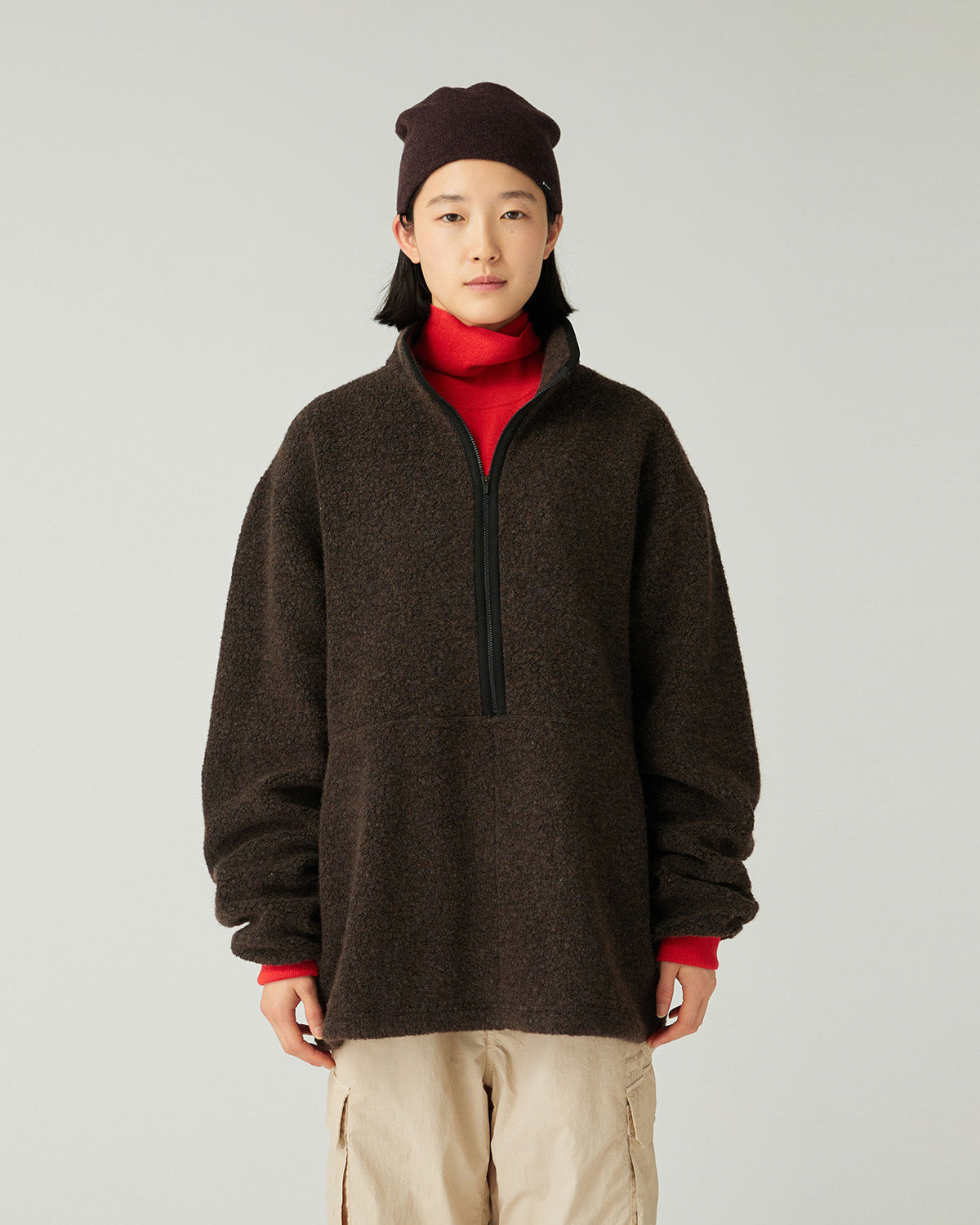 Recycled Wool Boa Pullover