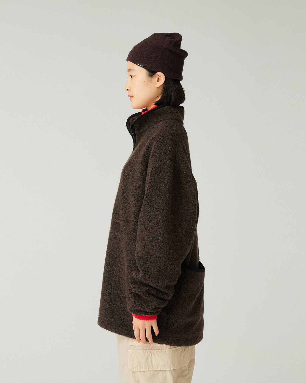 Recycled Wool Boa Pullover