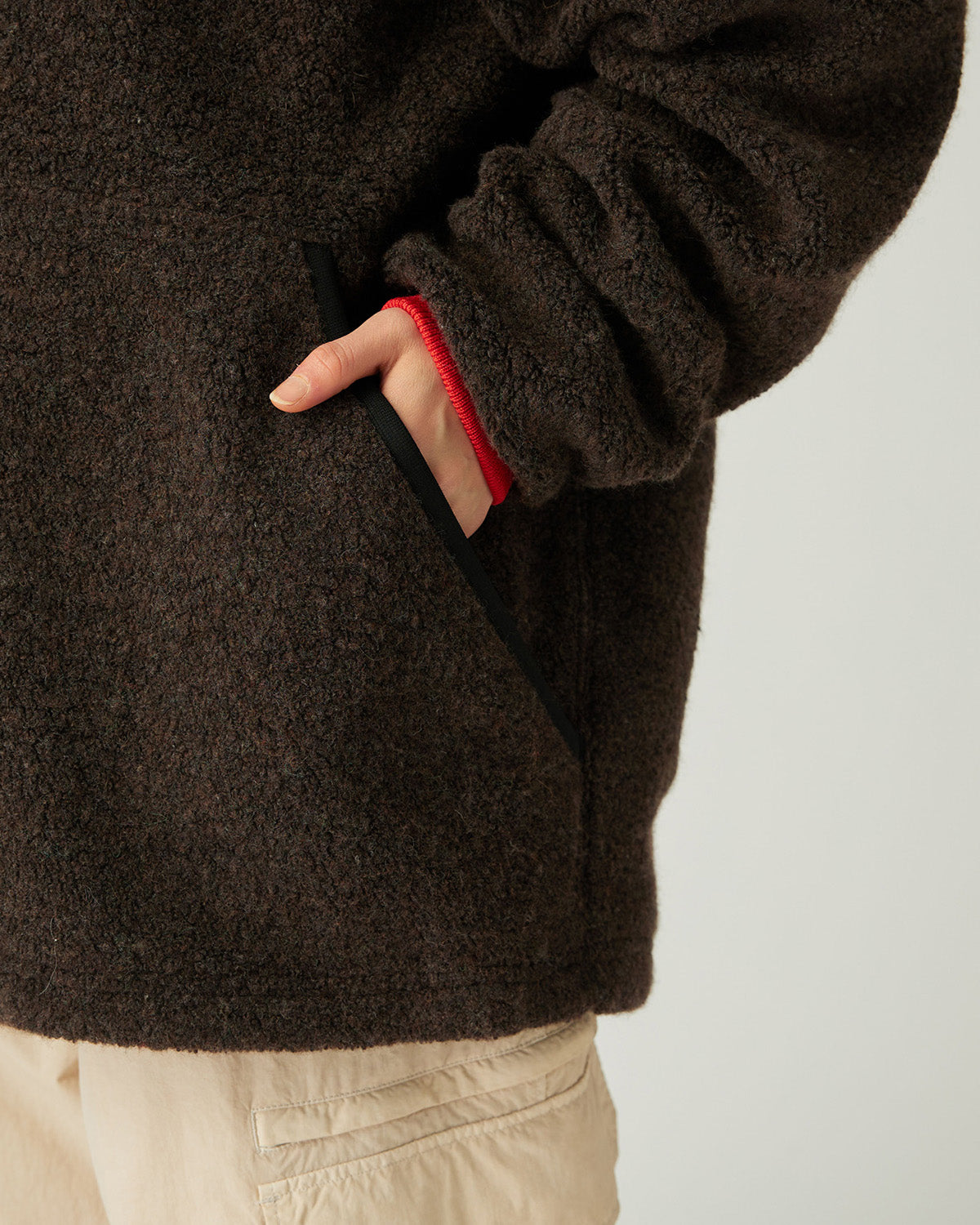 Recycled Wool Boa Pullover