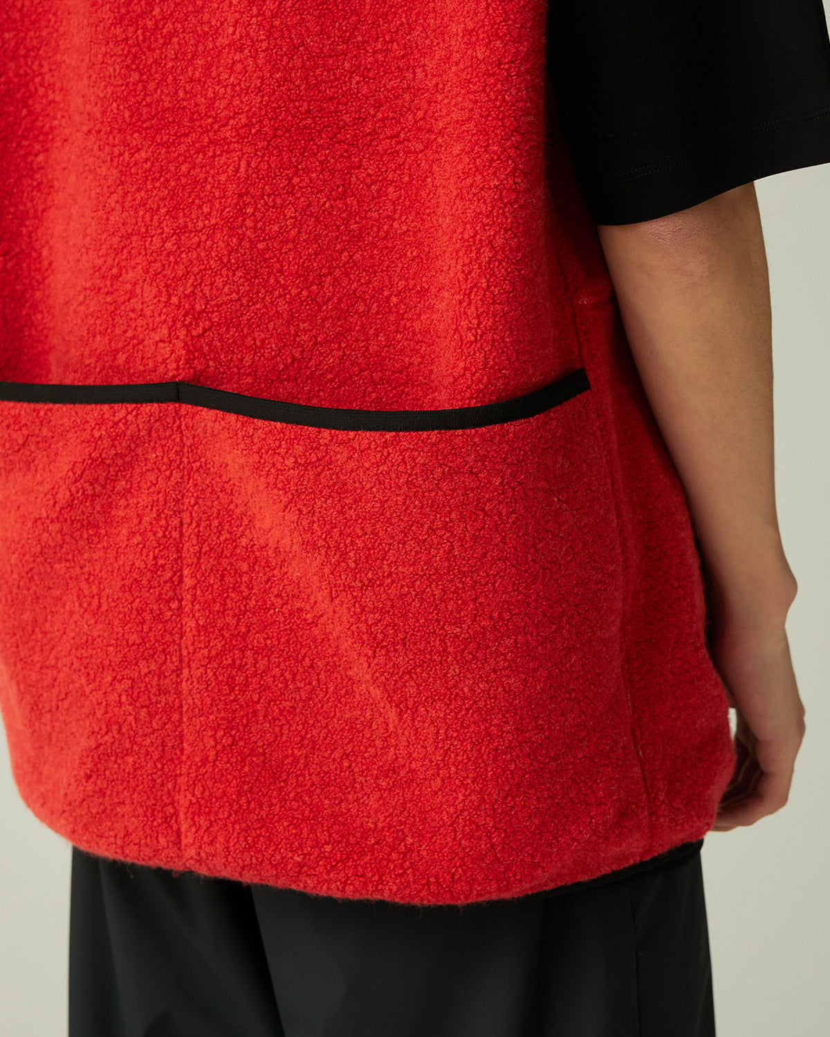 Recycled Wool Boa Vest