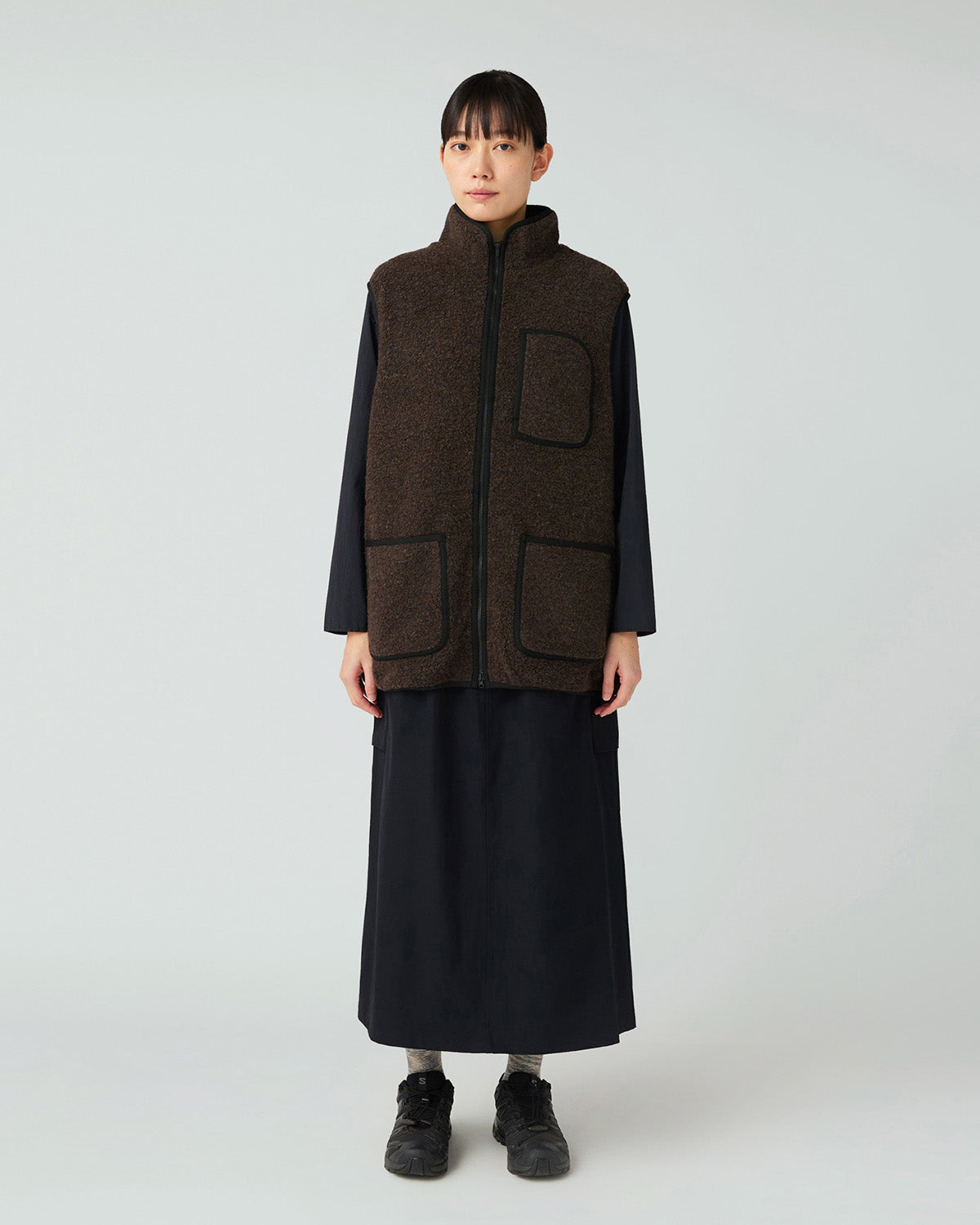 Recycled Wool Boa Vest