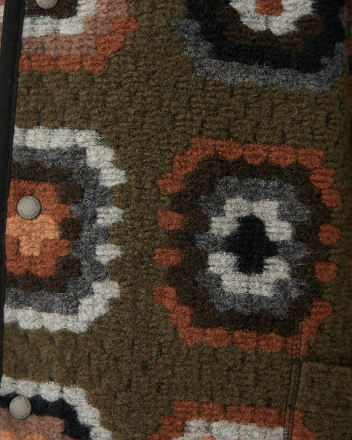 Wool Jacquard Cardigan