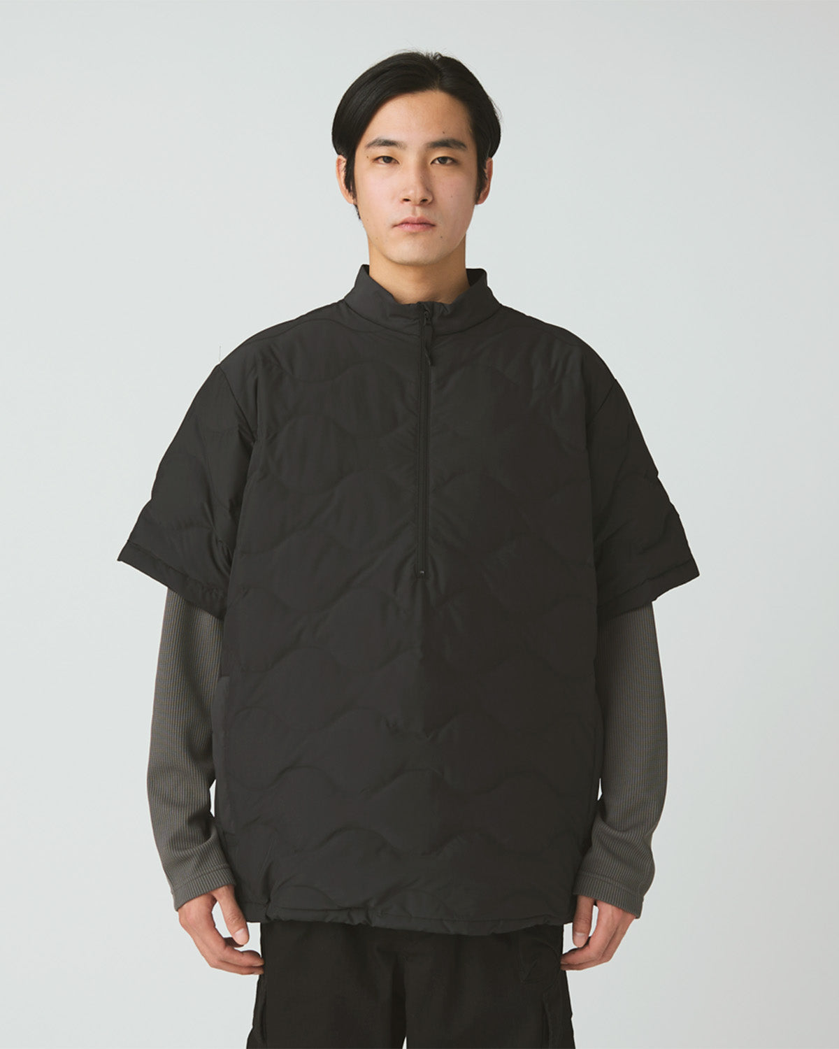 Seamless Quilted Down Pullover