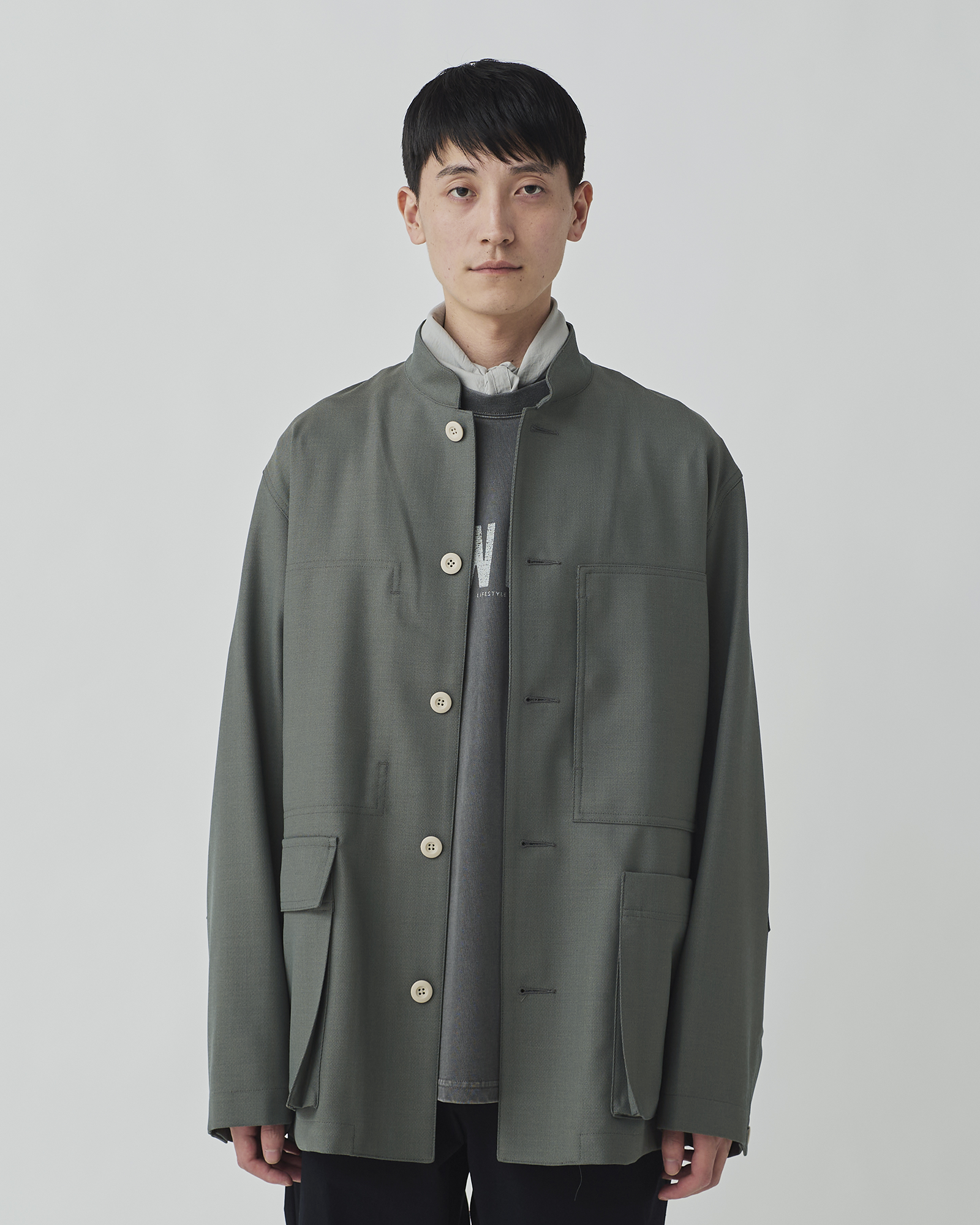 Hybrid Wool Utility Jacket