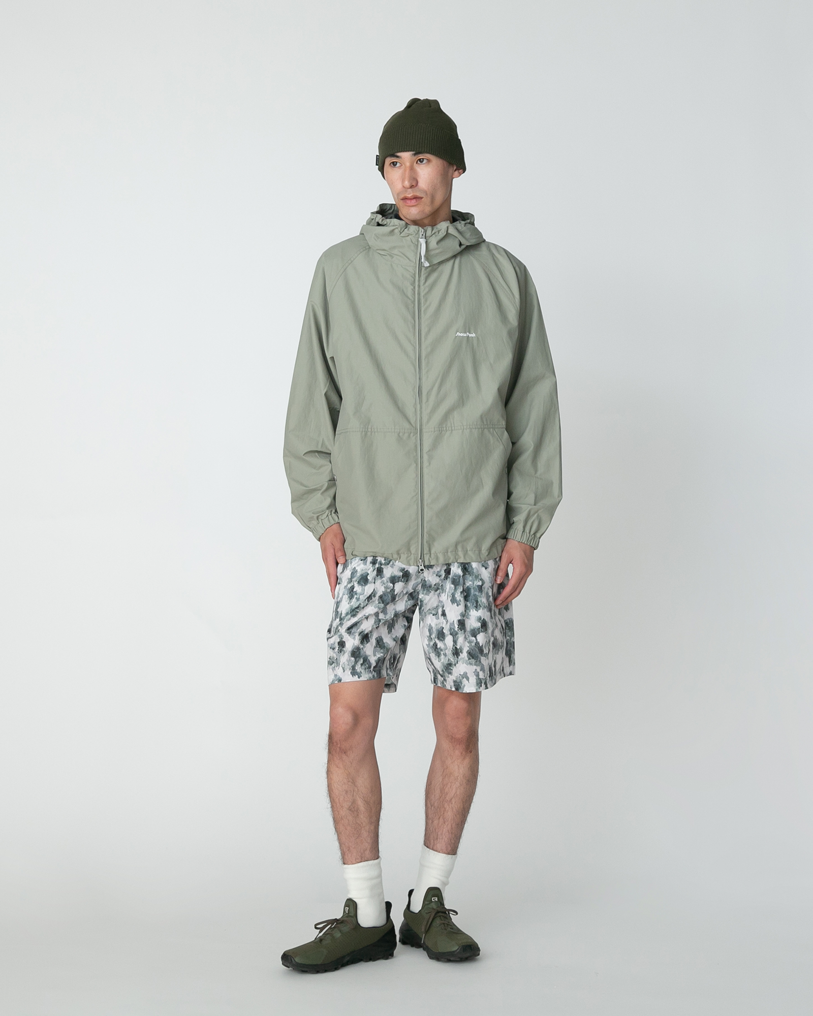 Light Mountain Cloth Zip Up Parka