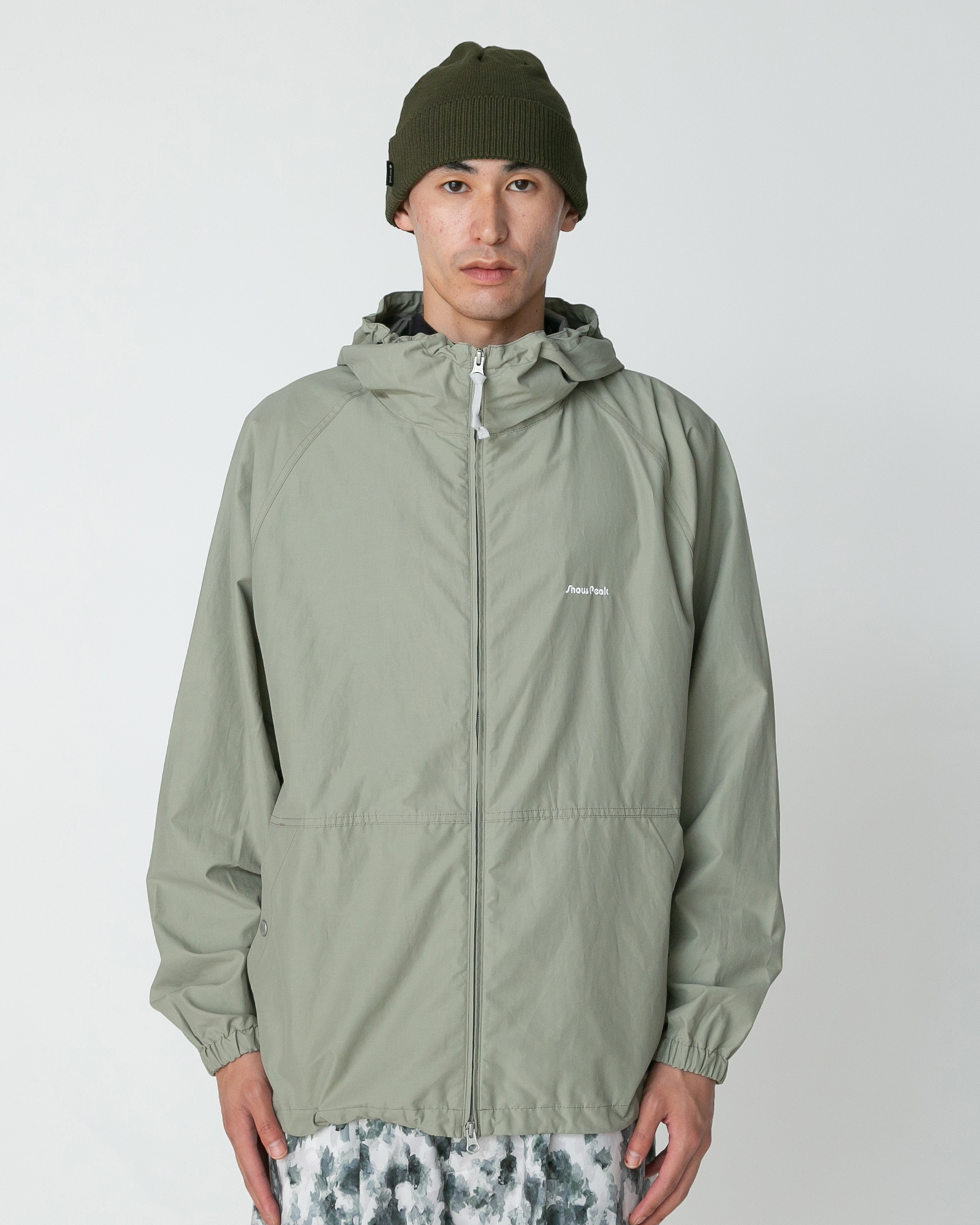 Light Mountain Cloth Zip Up Parka