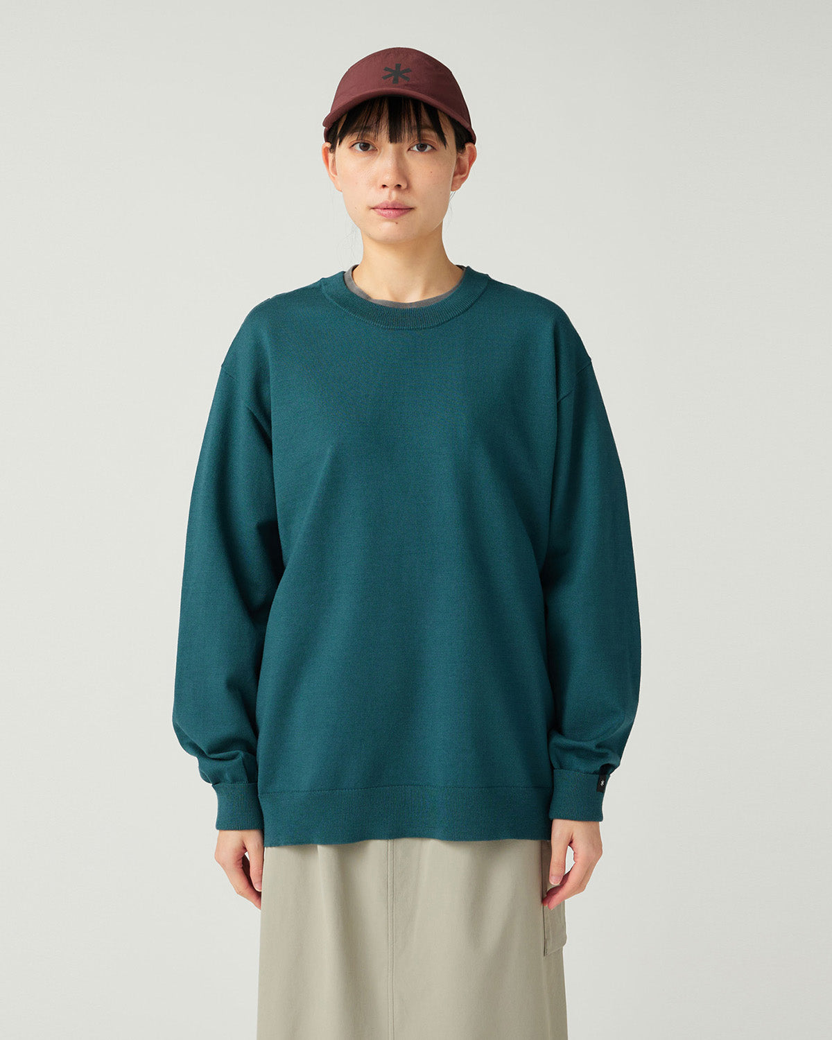 Washable Wool Crewneck Knit