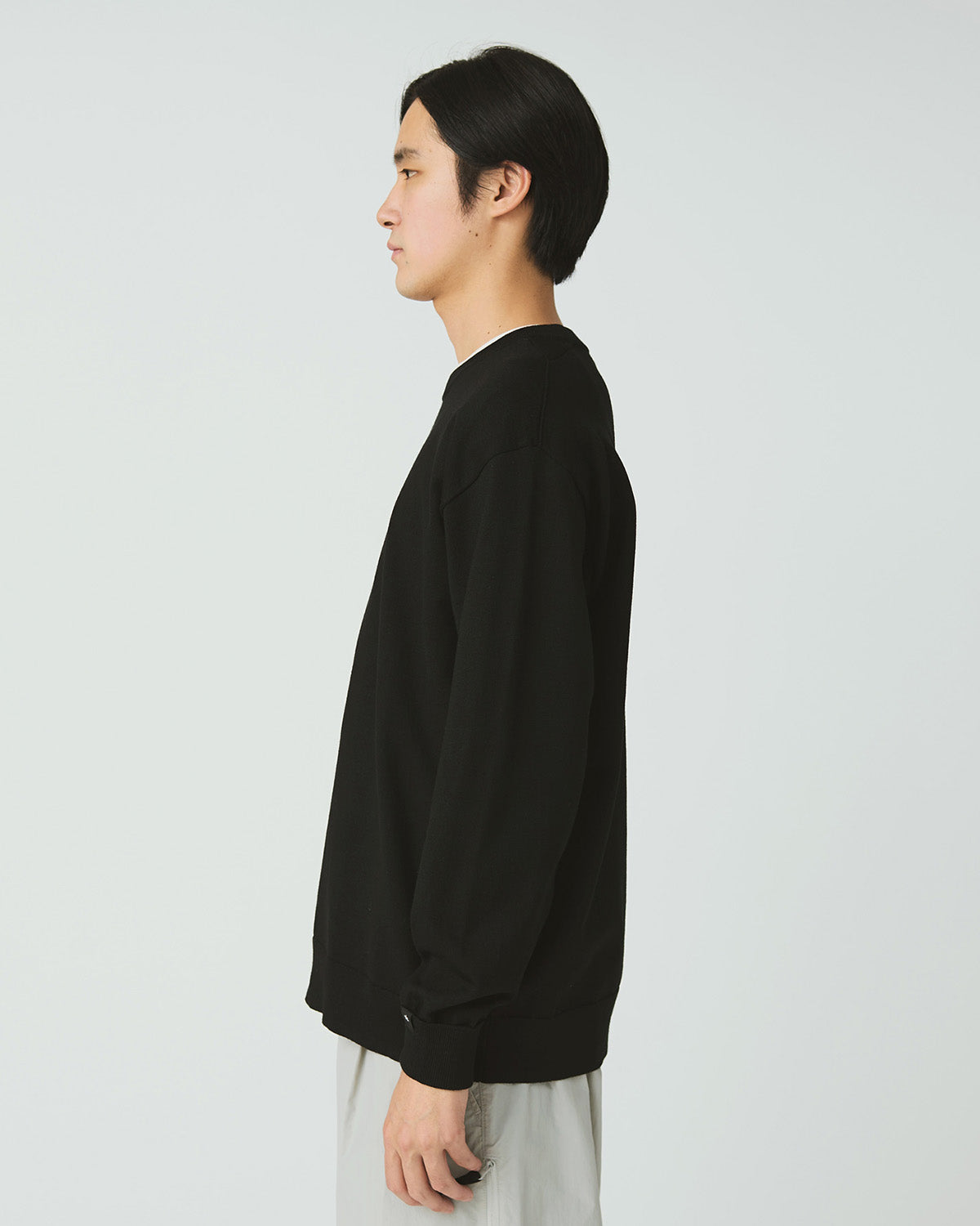 Washable Wool Crewneck Knit