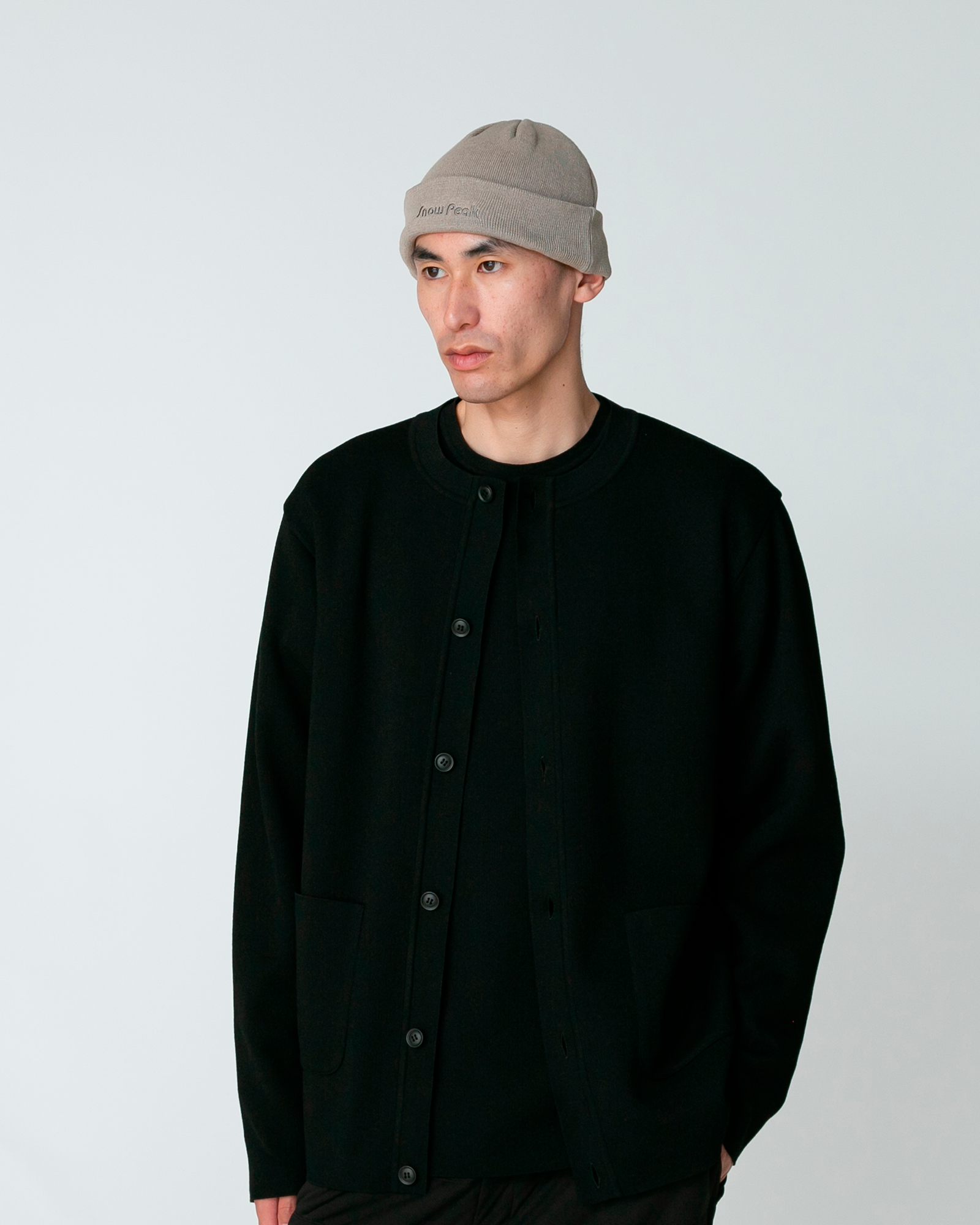 Co/Pe Knit Cardigan