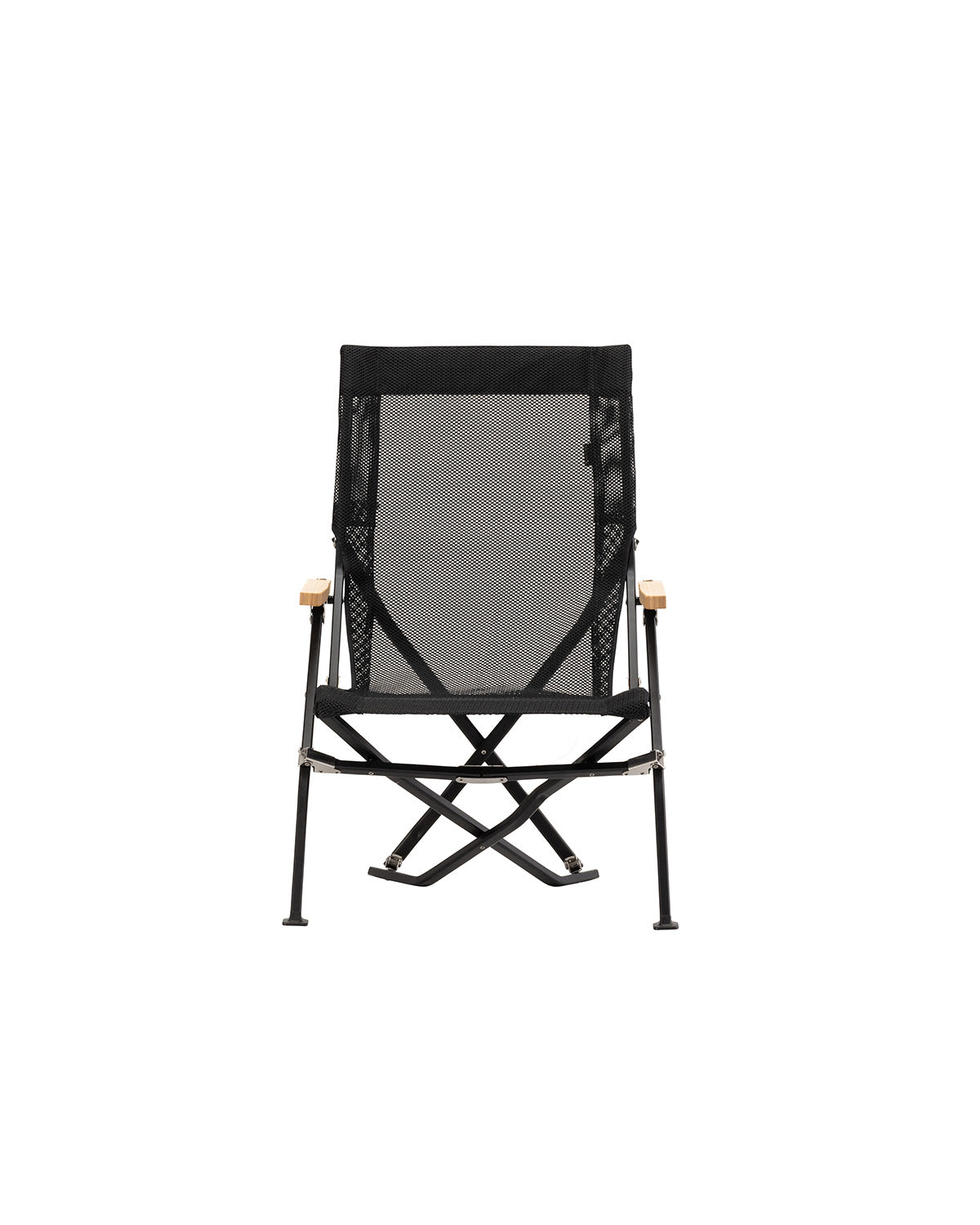 Mesh Low Beach Chair in Black