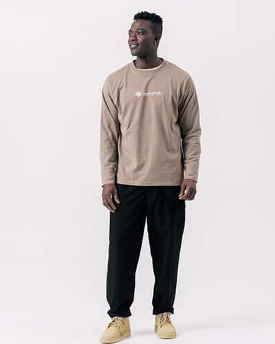 Soft Cotton Logo Long Sleeve T-Shirt