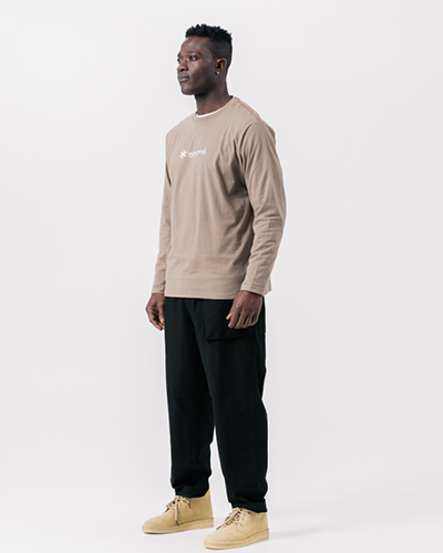 Soft Cotton Logo Long Sleeve T-Shirt