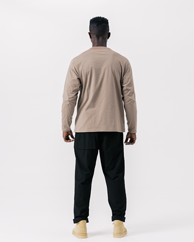 Soft Cotton Logo Long Sleeve T-Shirt