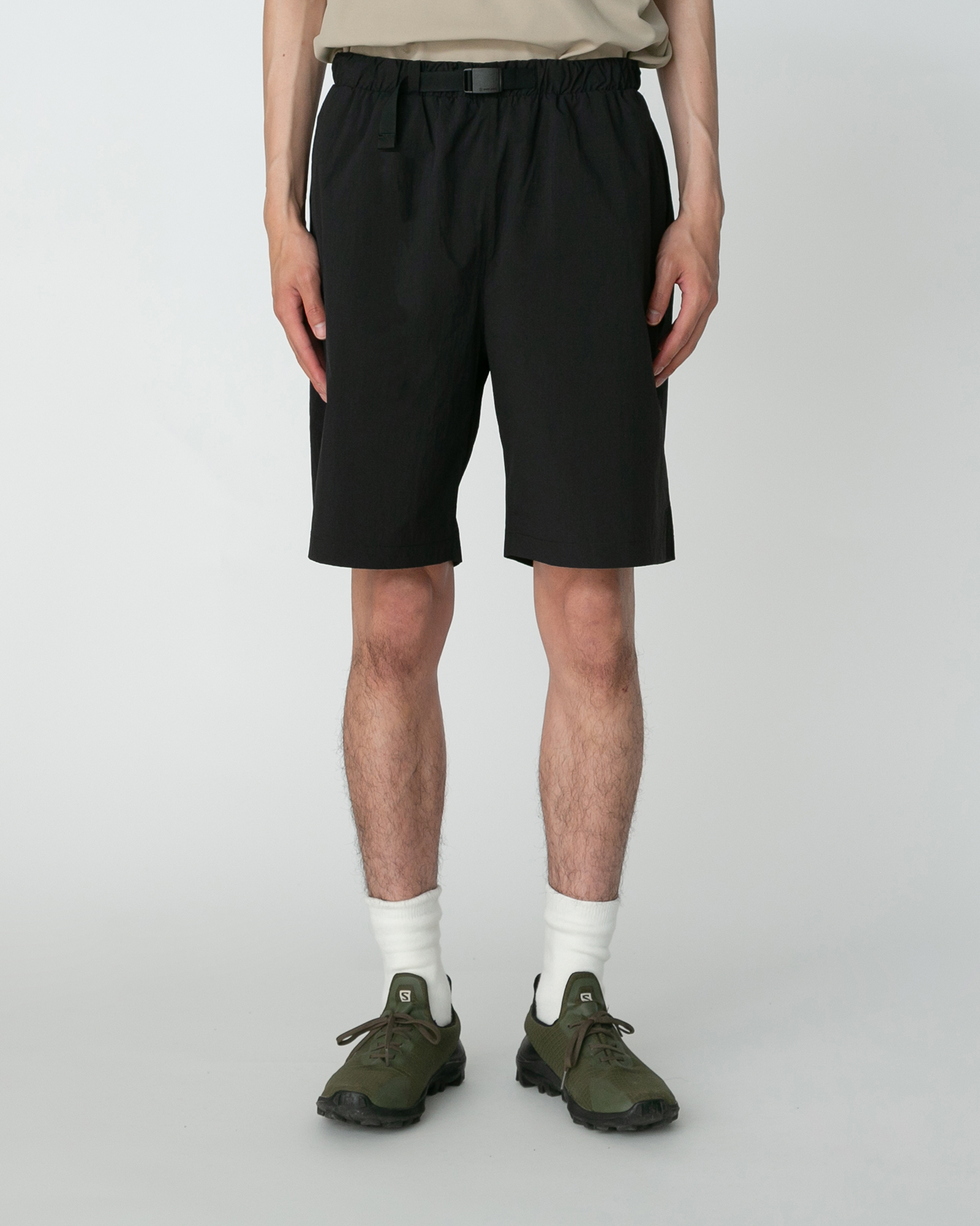 Nylon Tussah 2Way Shorts