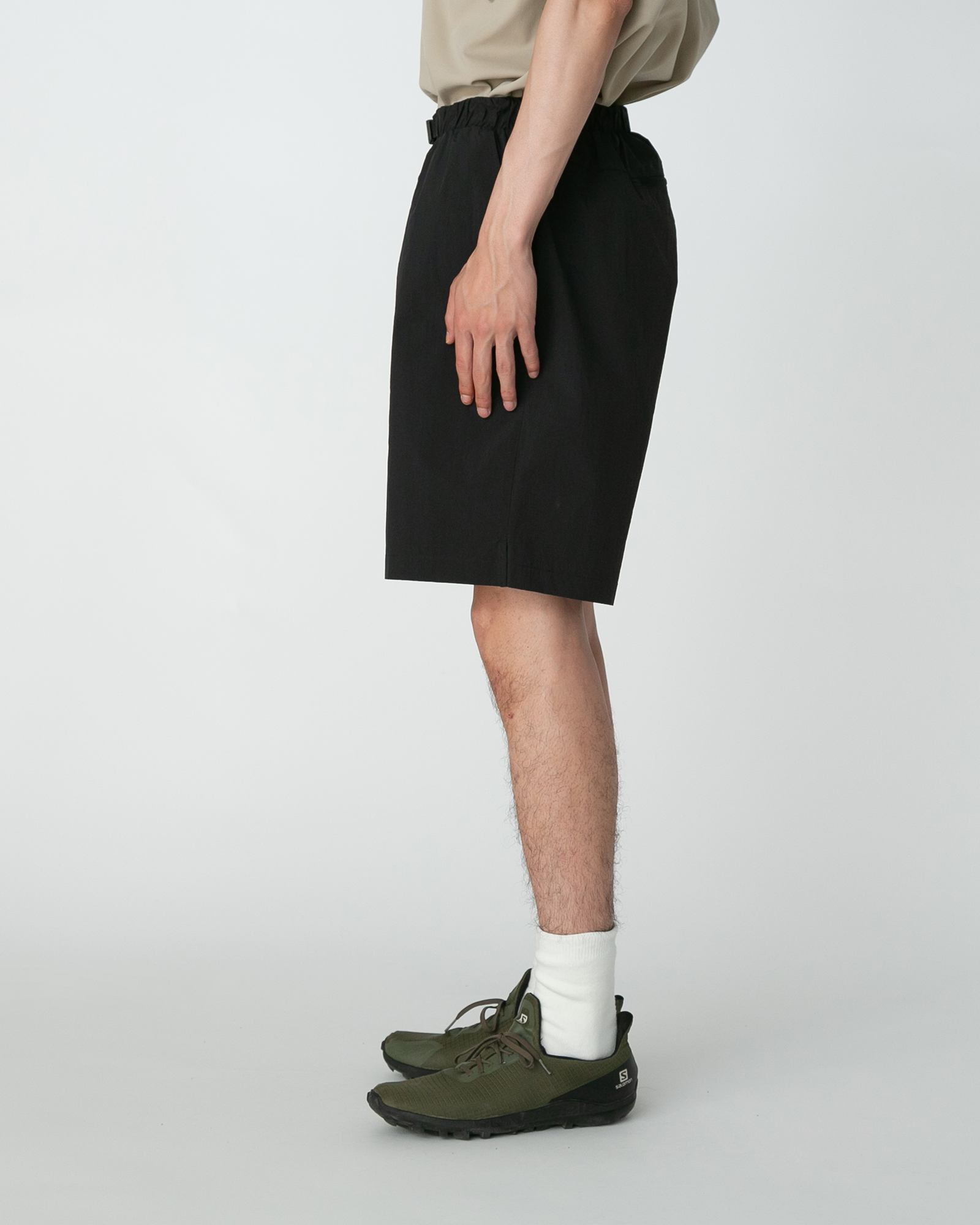 Nylon Tussah 2Way Shorts