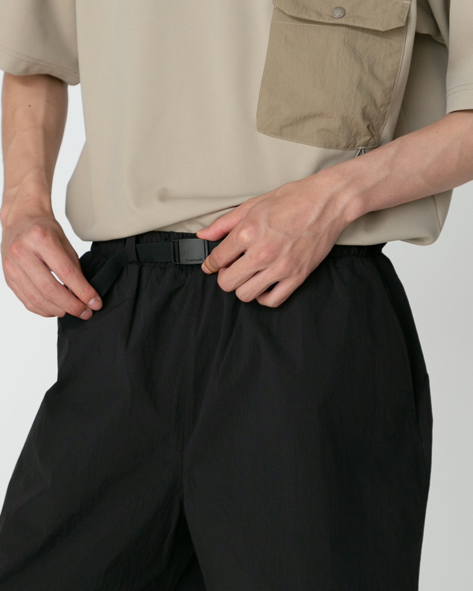 Nylon Tussah 2Way Shorts