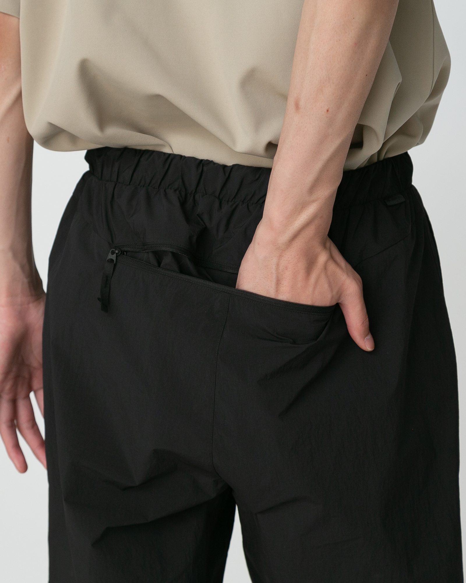 Nylon Tussah 2Way Shorts