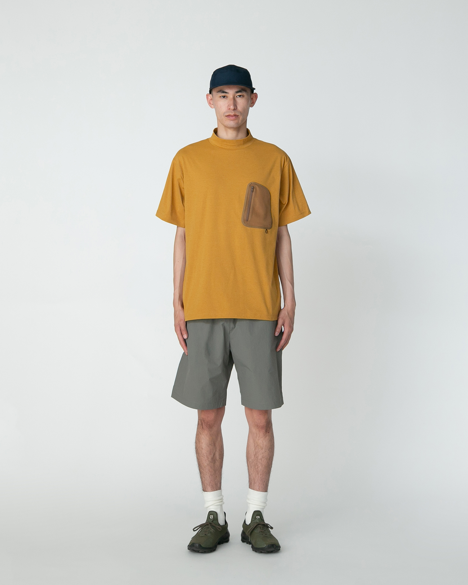 Nylon Tussah 2Way Shorts