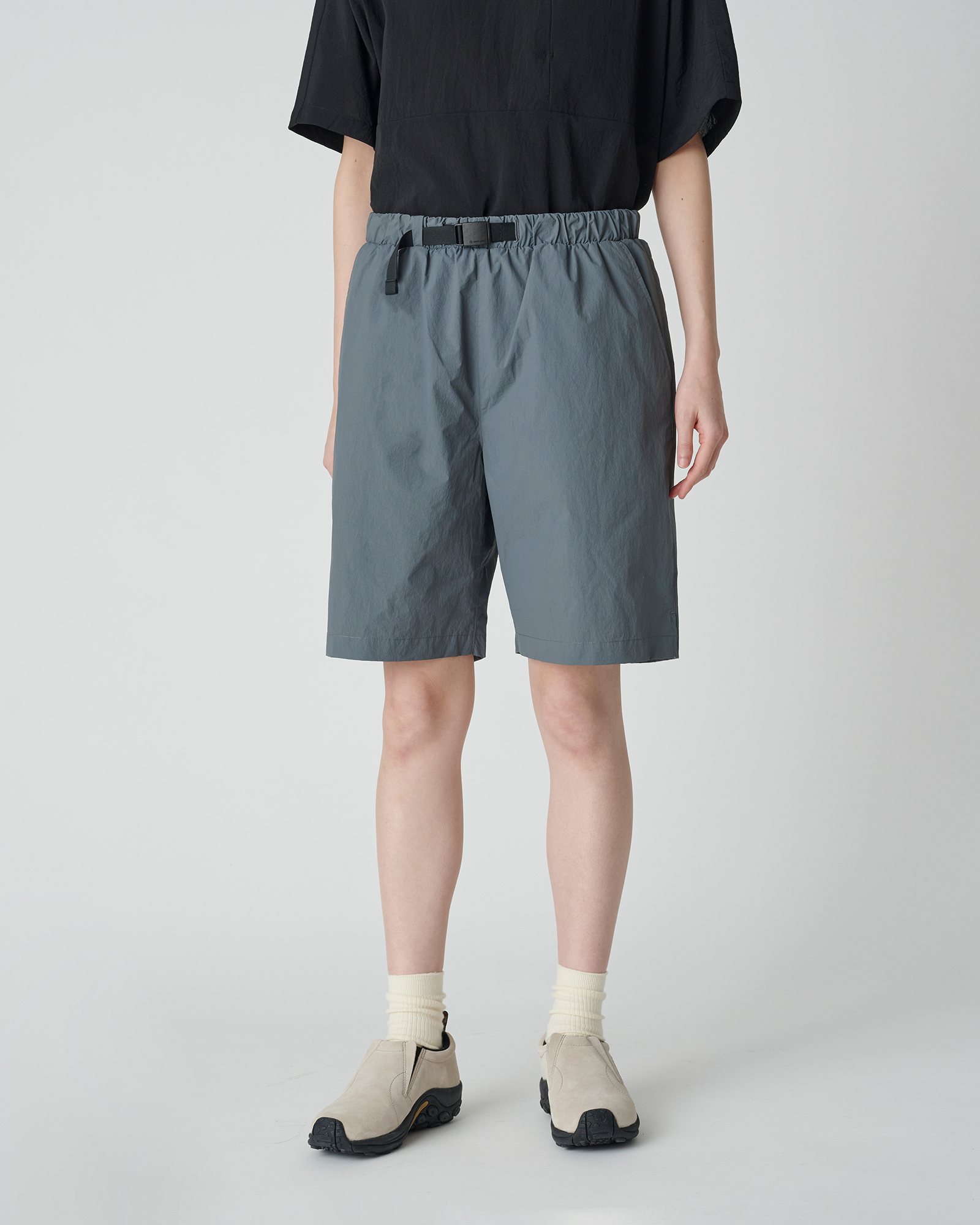 Nylon Tussah 2Way Shorts