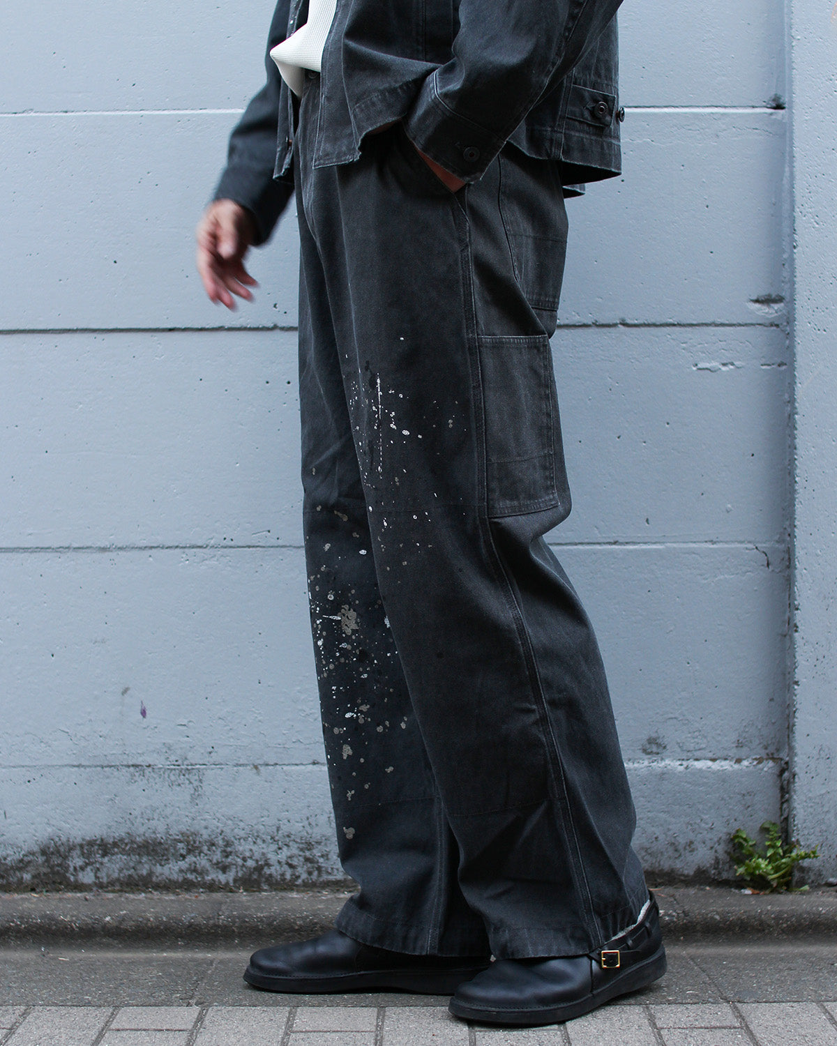 Sulfur Dyed Fade Painted Pants
