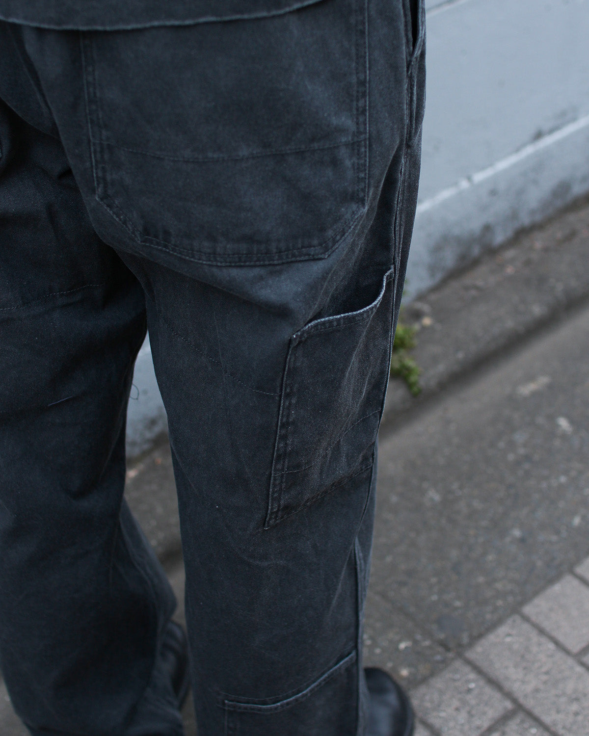 Sulfur Dyed Fade Painted Pants