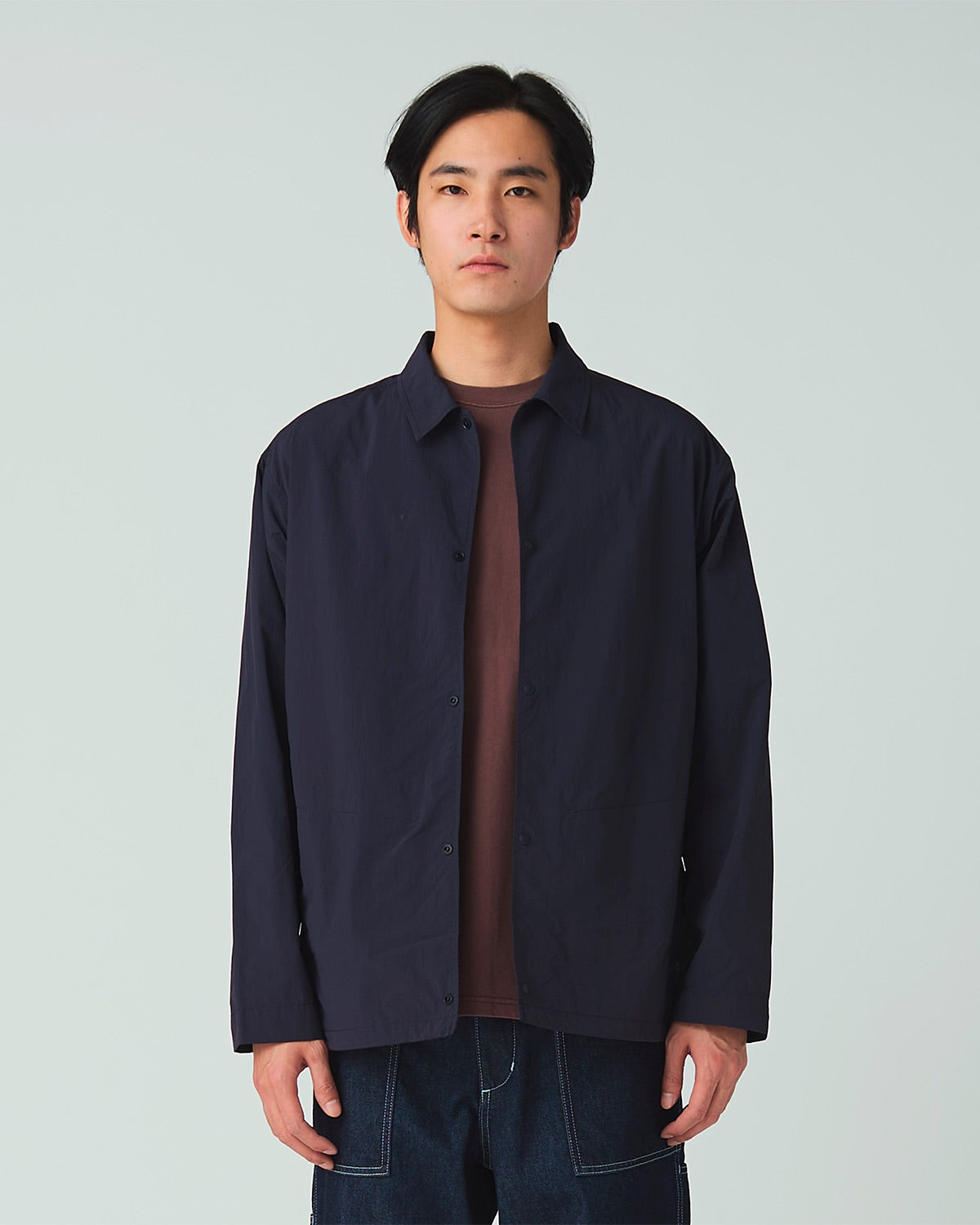 Nylon Tussah Utility Storage Shirt