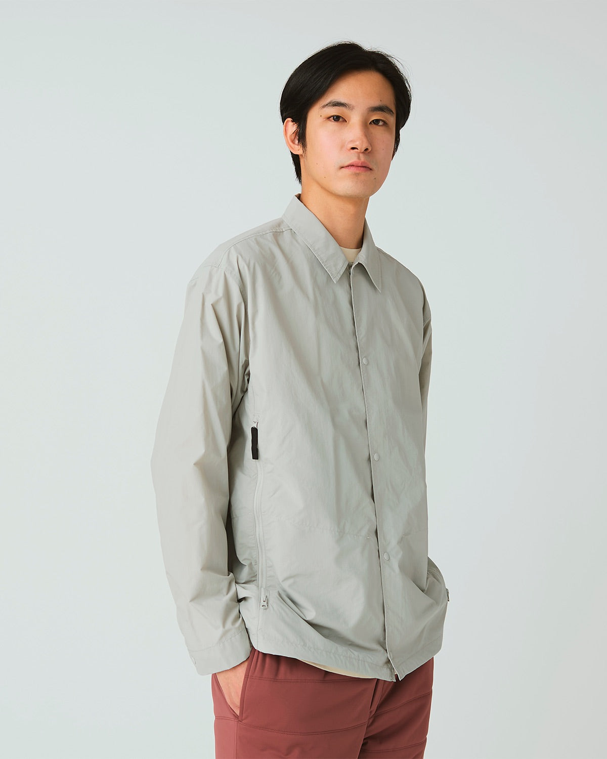 Nylon Tussah Utility Storage Shirt