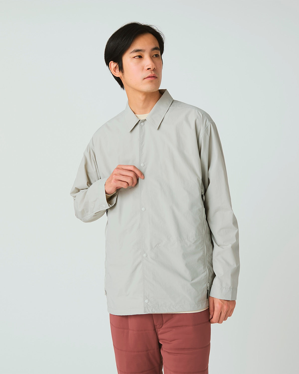 Nylon Tussah Utility Storage Shirt