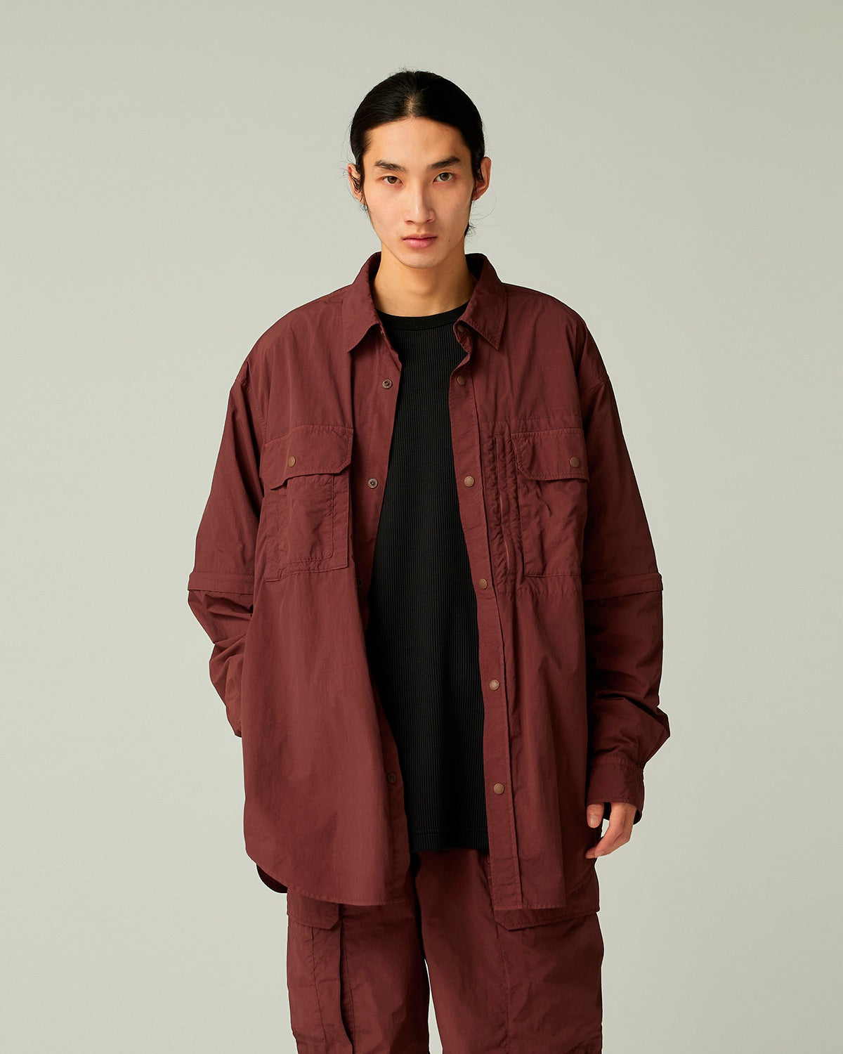 Garment Dyed Convertible Shirt