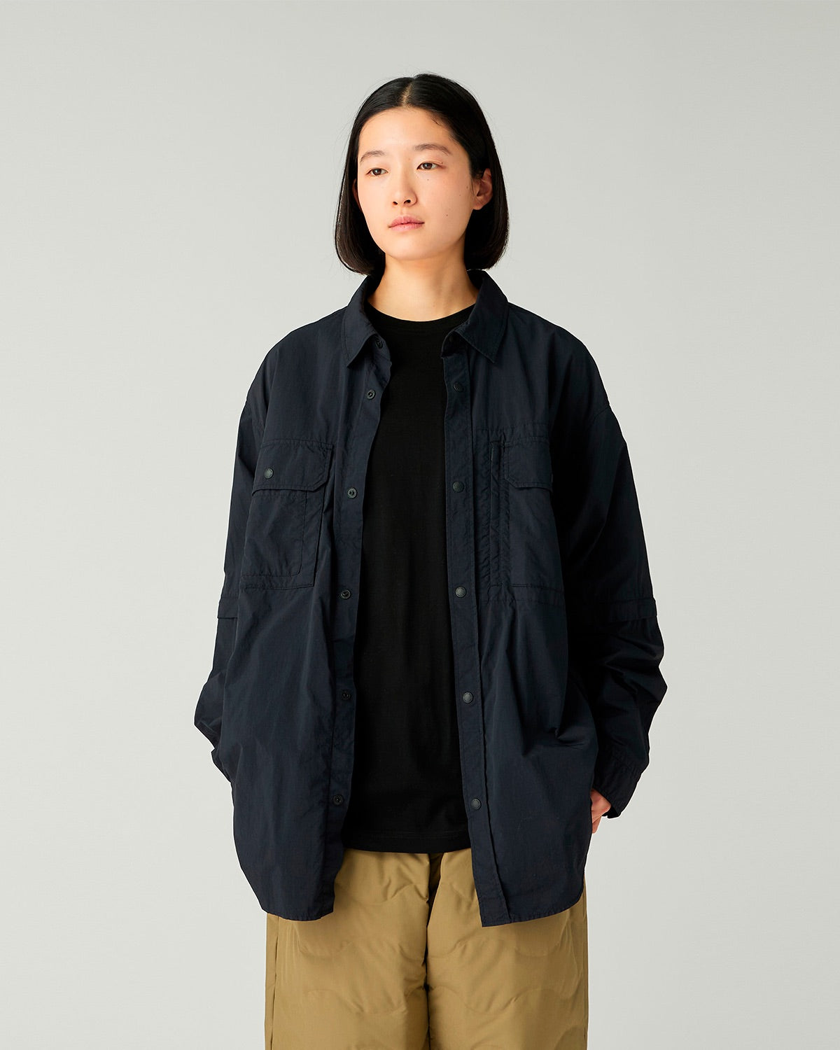 Garment Dyed Convertible Shirt