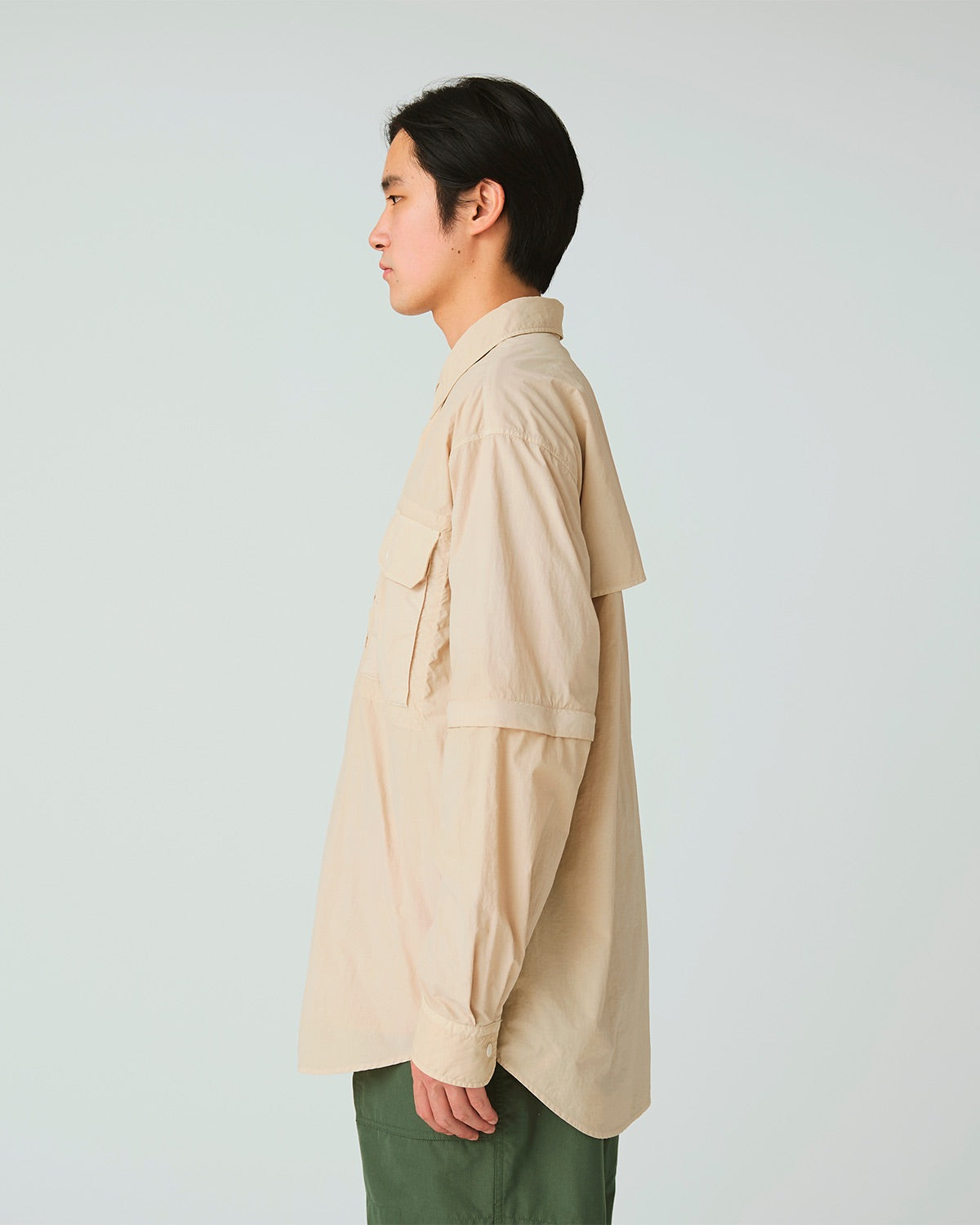 Garment Dyed Convertible Shirt