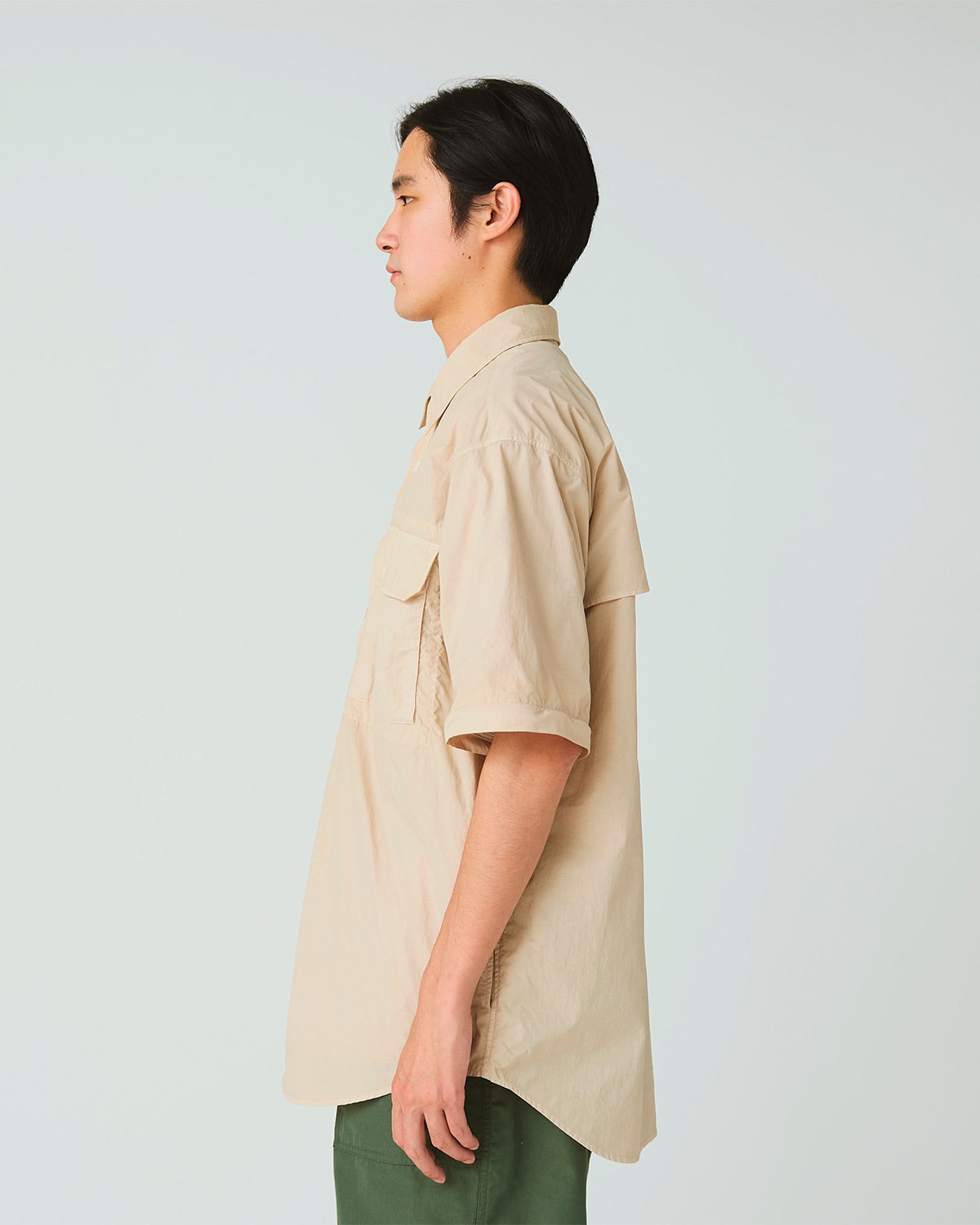 Garment Dyed Convertible Shirt