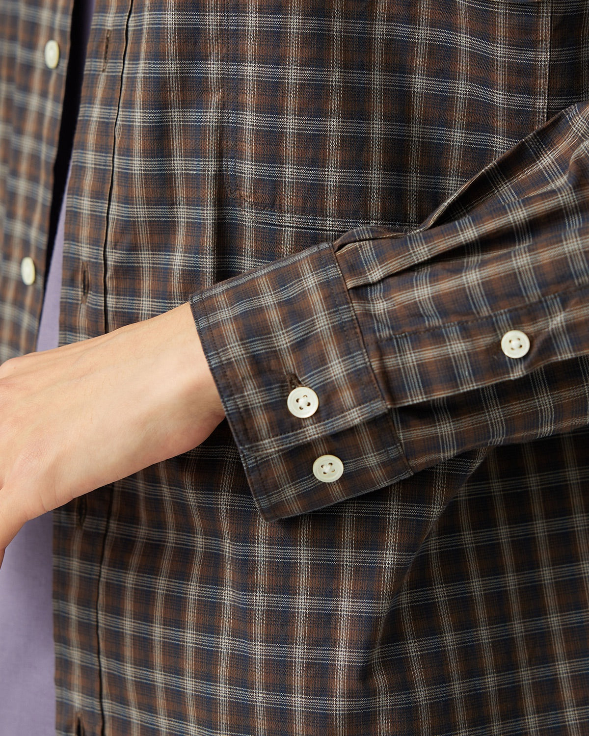 Organic Cotton Ombre Check Shirt