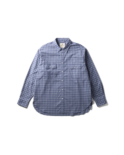 Organic Cotton Ombre Check Shirt | Snow Peak