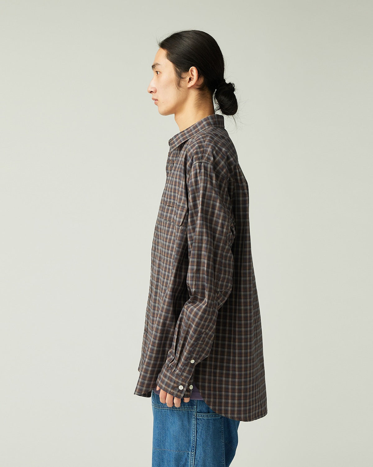 Organic Cotton Ombre Check Shirt