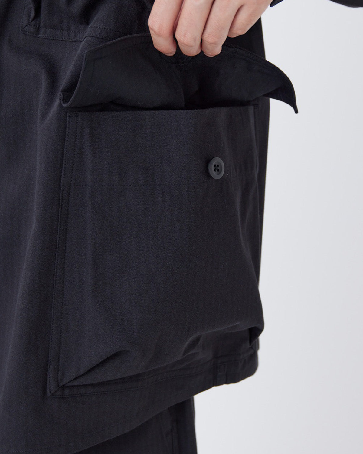 TAKIBI Herringbone Shirt Jacket